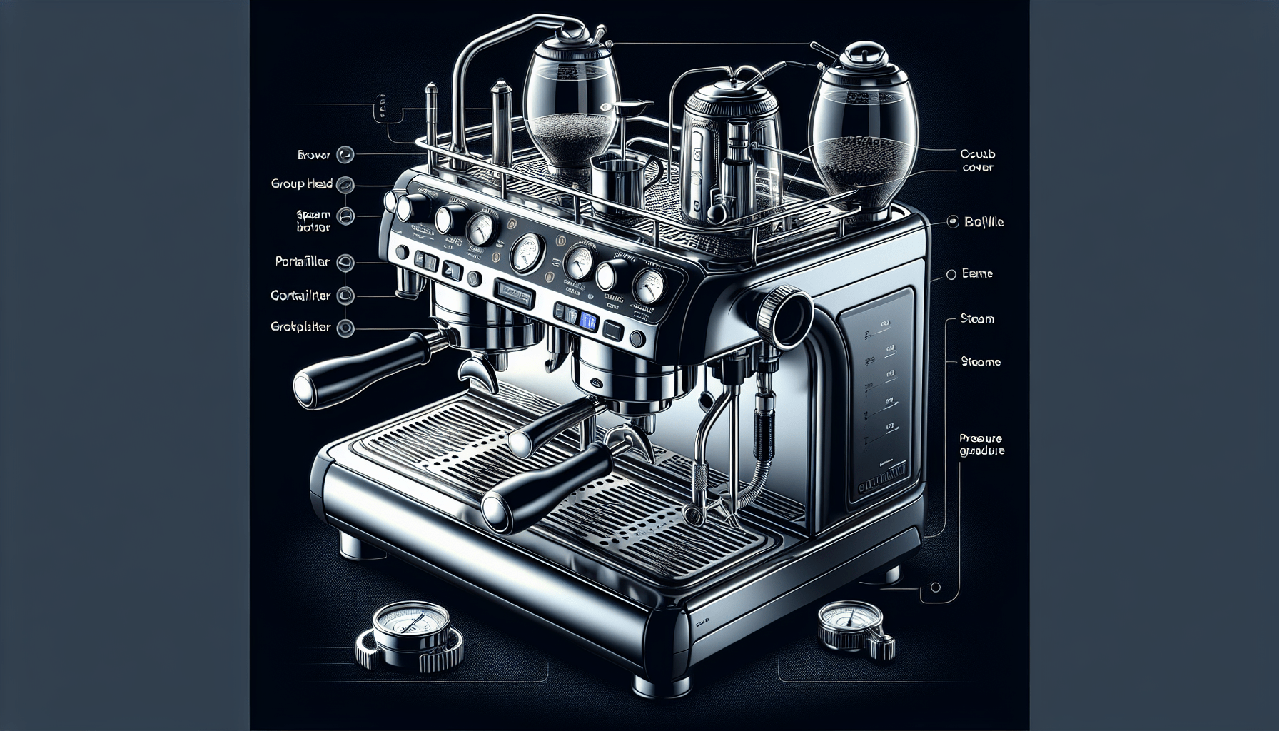 Understanding the essential components of a semi-automatic espresso machine