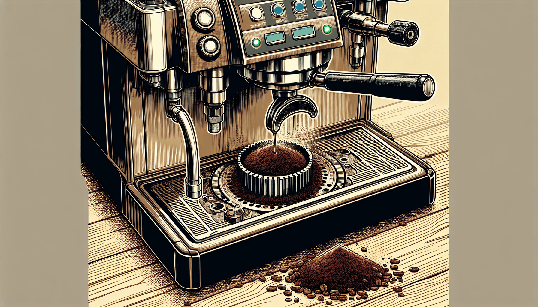 How Does The Super-automatic Espresso Machine Handle Coffee Grounds And Waste Disposal?