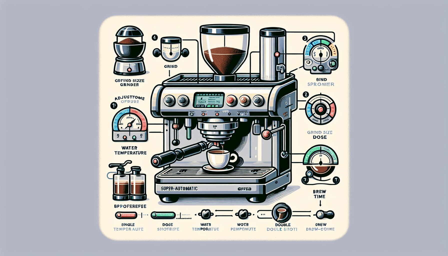 Can I Adjust The Brewing Parameters For Single And Double Shots With A Super-automatic Espresso Machine?